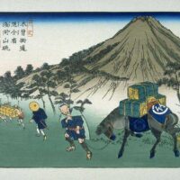 英泉 木曽海道六十九次/追分